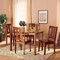 Baxton Studio Zamira Modern and Contemporary Transitional Walnut Brown Finished Wood 5-Piece Dining Set 177-11379-8959-Zoro - alternate 5